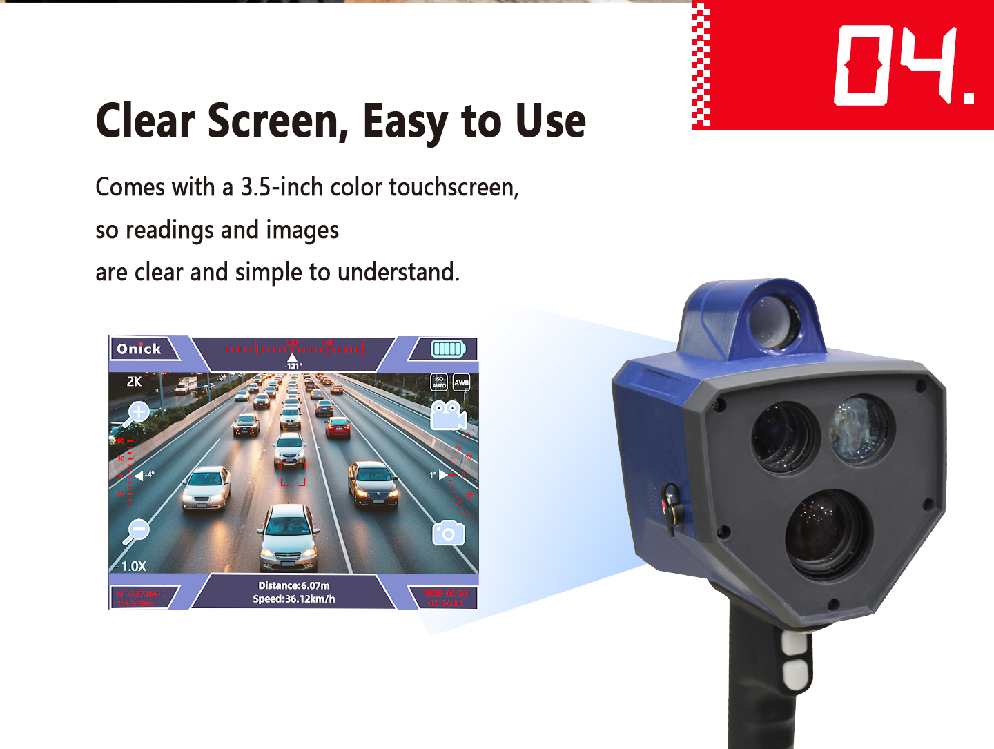 LSP350 Handheld Laser Speed ​​Detector